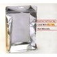 5 pcs Food Grade Foil Square Bottom Kraft Paper Bags for Tea or Pet Food with Hanging Hole